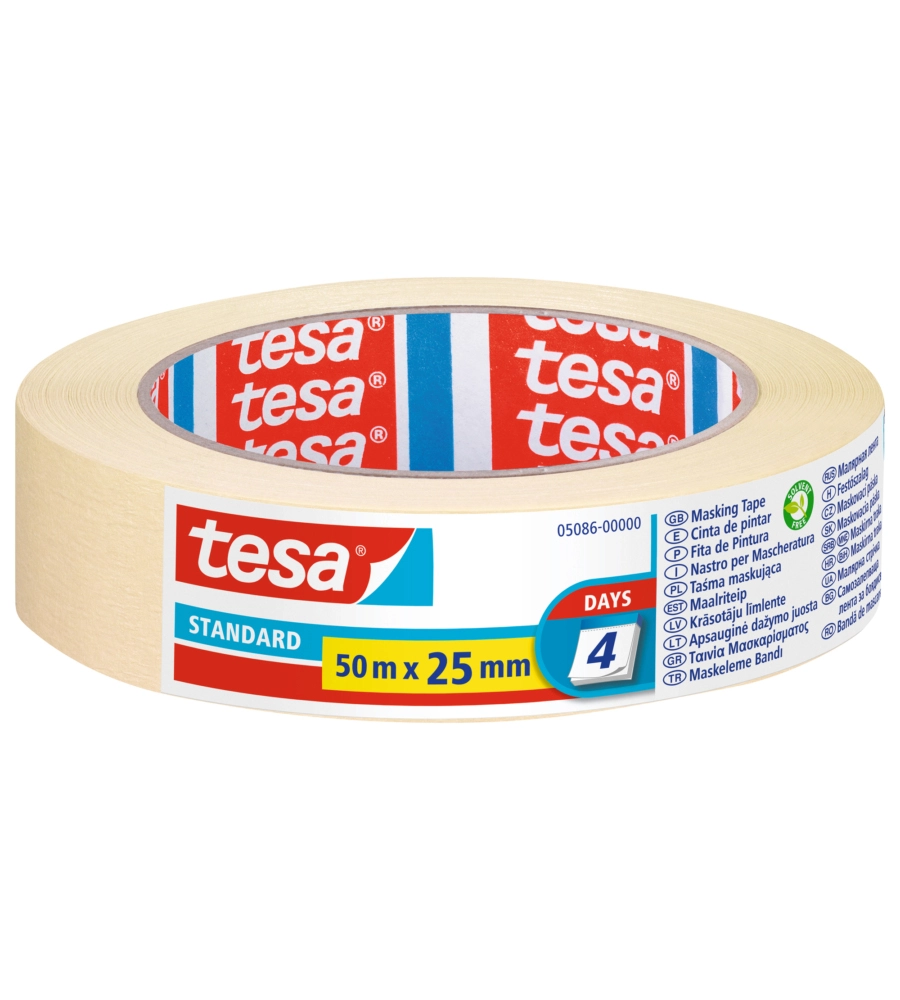 NASTRO CARTA ADESIVO PER MASCHERATURA STANDARD, 25 MM X 50MT -TESA